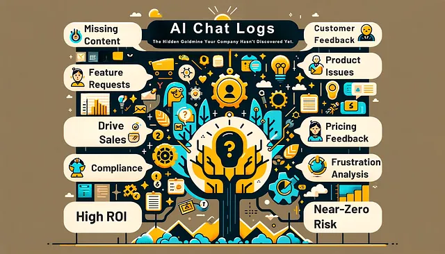 INFOGRAPHIC: AI Chat Logs — The Hidden Goldmine Your Company Hasn’t Discovered Yet.