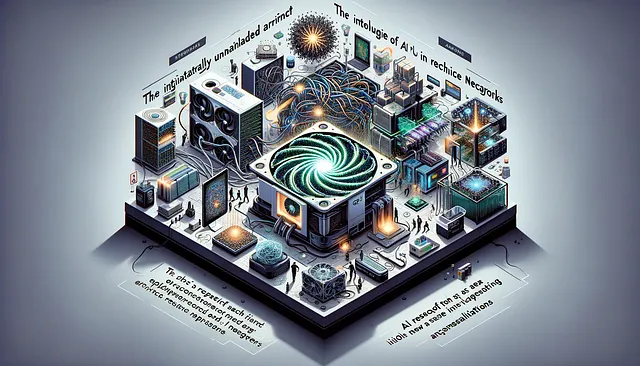 Image that captures the turning point in AI research with the introduction of GPUs into machine learning, by author.