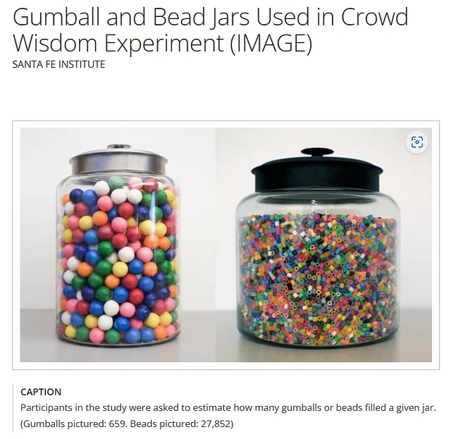 two jars filled with beads